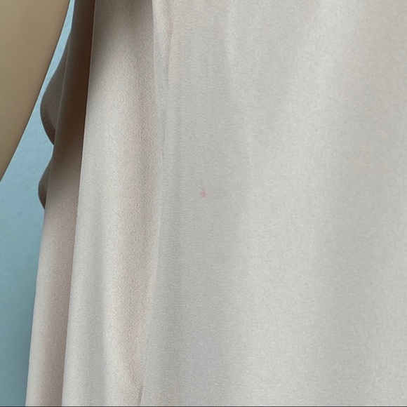 BCBGMAXAZRIA PINK ASYMMETRICAL RUFFLE MINI DRESS - Picture 9 of 11